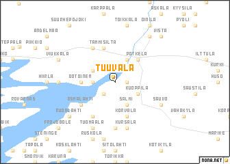 map of Tuuvala