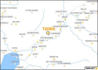 map of Tuvaik