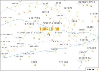 map of Tuval\