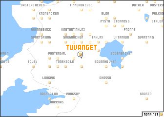 map of Tuvänget