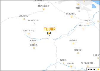 map of Tuvar