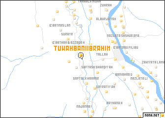 map of Tūwah Banī Ibrāhīm