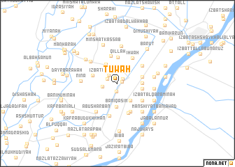 map of Ţūwah