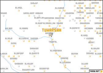 map of Tuwarsah