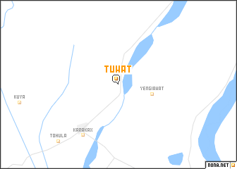 map of Tüwat
