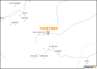 map of Tuwaybah