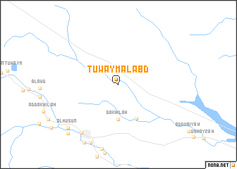 map of Tuwaym al ‘Abd