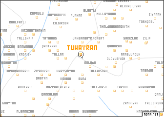 map of Tuwayrān