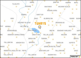 map of Tuways