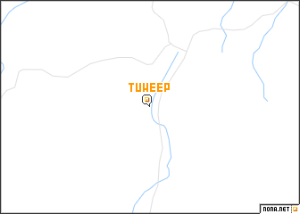 map of Tuweep