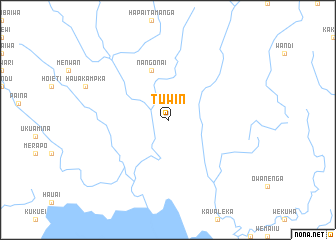 map of Tuwin