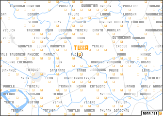 map of Từ Xá