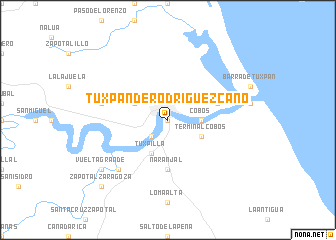 map of Tuxpan de Rodríguez Cano