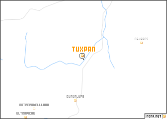 map of Tuxpan