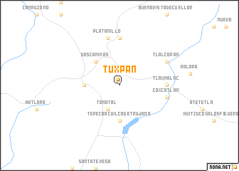 map of Tuxpan