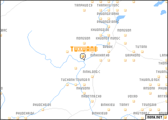 map of Tú Xuân (1)