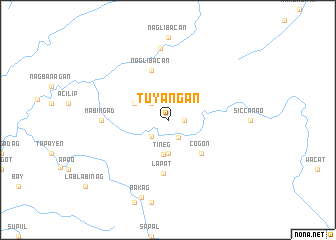 map of Tuyangan