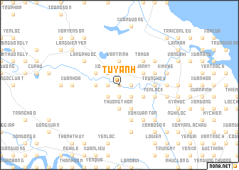 map of Tuy Anh