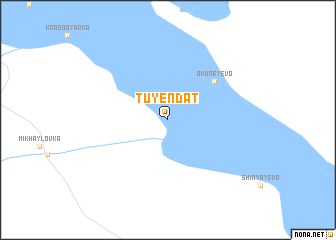 map of Tuyendat