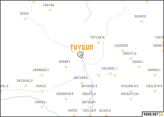 map of Tuygun