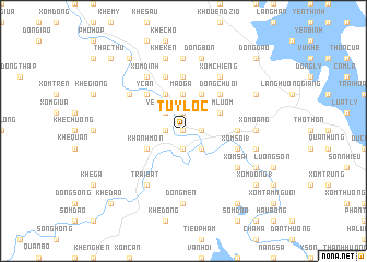 map of Tuy Lộc