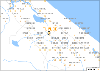 map of Tuy Lộc