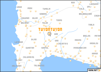 map of Tuyontuyon