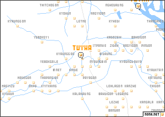 map of Tuywa