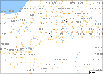 map of Tuy