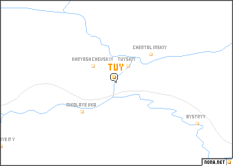 map of Tuy