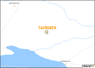 map of Tuz-Agach