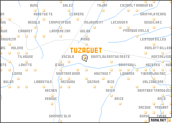 map of Tuzaguet