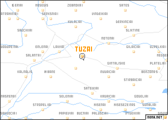 map of Tuzai