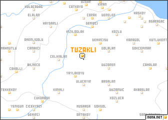 map of Tuzaklı