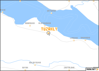 map of Tuzakly