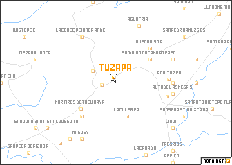 map of Tuzapa