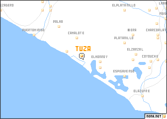 map of Tuza