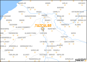 map of Tuzcular