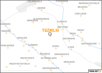 map of Tuzhilki