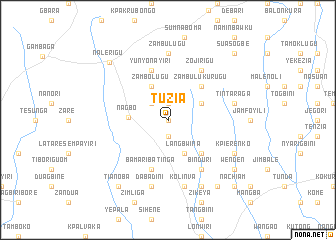 map of Tuzia