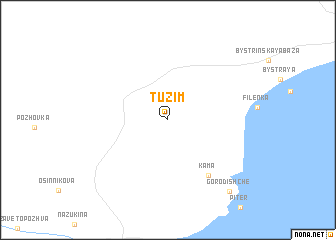 map of Tuzim