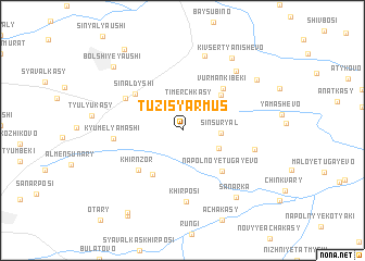 map of Tuzi-Syarmus