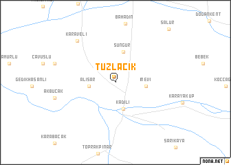 map of Tuzlacık