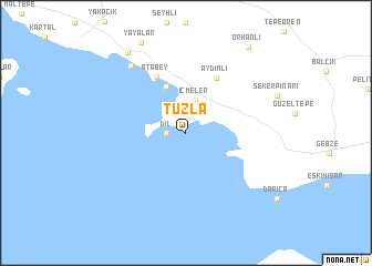 map of Tuzla