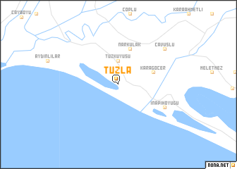 map of Tuzla
