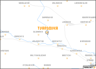 map of Tvardovka