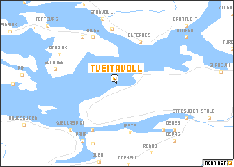 map of Tveitavoll