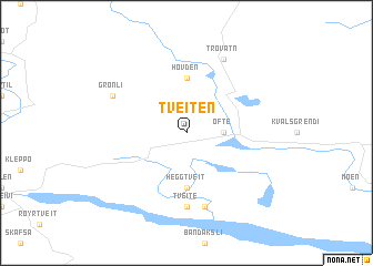 map of Tveiten