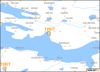 map of Tveit