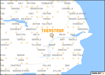 map of Tvenstrup